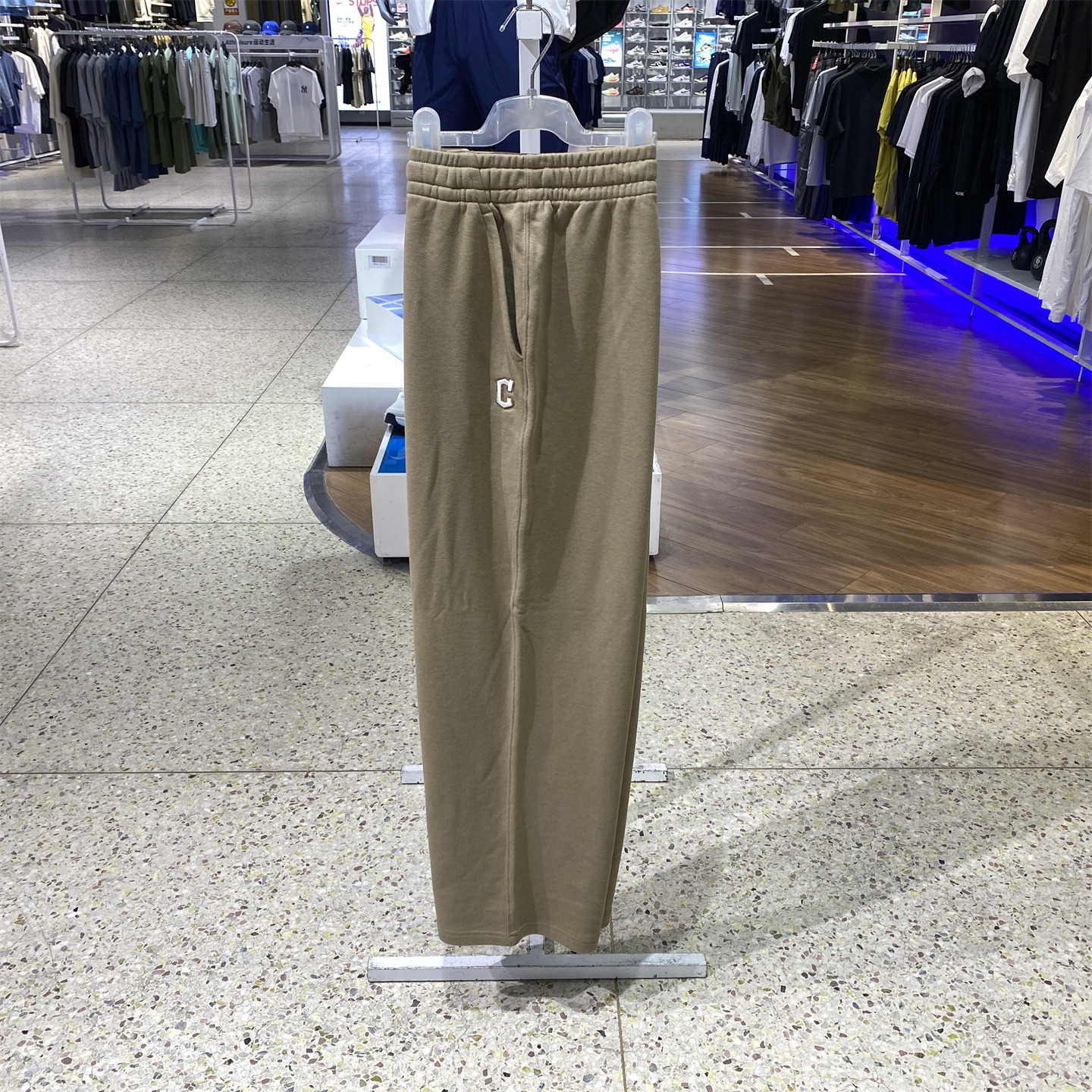 MLB男女休闲长裤宽松直筒裤