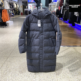 43CGS 连帽鸭绒外套3ADJB1156 MLB男女长款 羽绒服户外保暖25冬新款