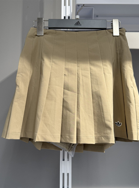 Adidas阿迪达斯三叶草女子百褶裙夏季新款运动休闲半身裤裙JC6772