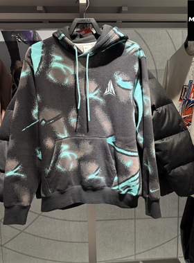 NIKE耐克男子加绒卫衣篮球运动休闲连帽CLUB莫兰特套头衫HV3379