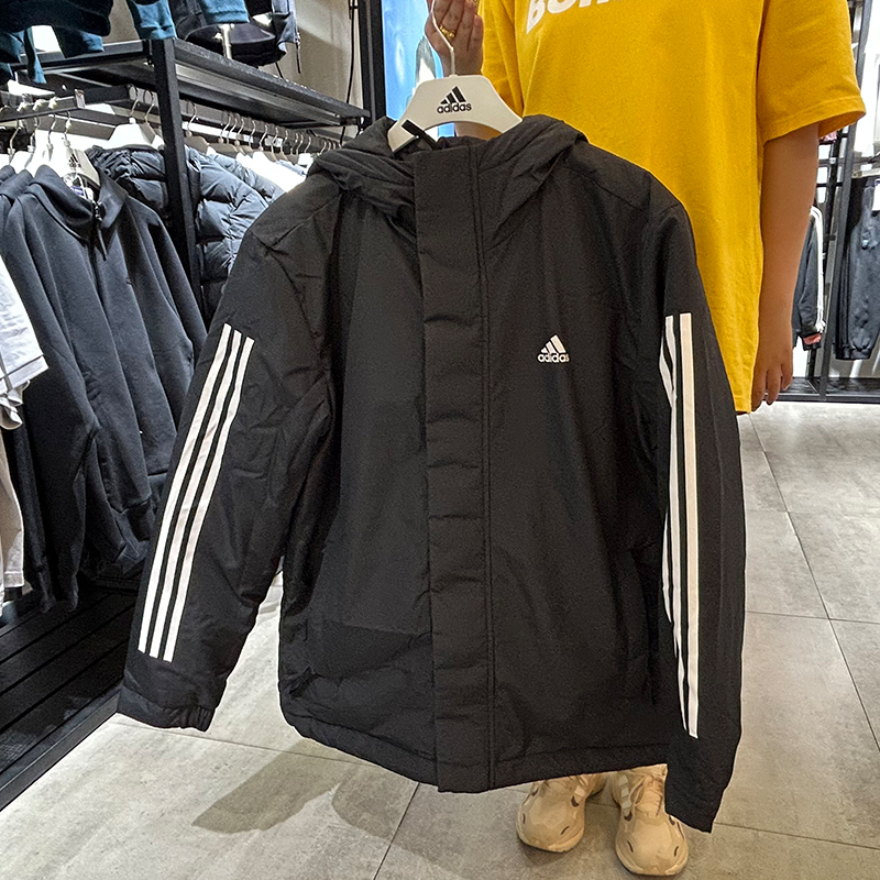 Adidas/阿迪达斯男连帽保暖外套