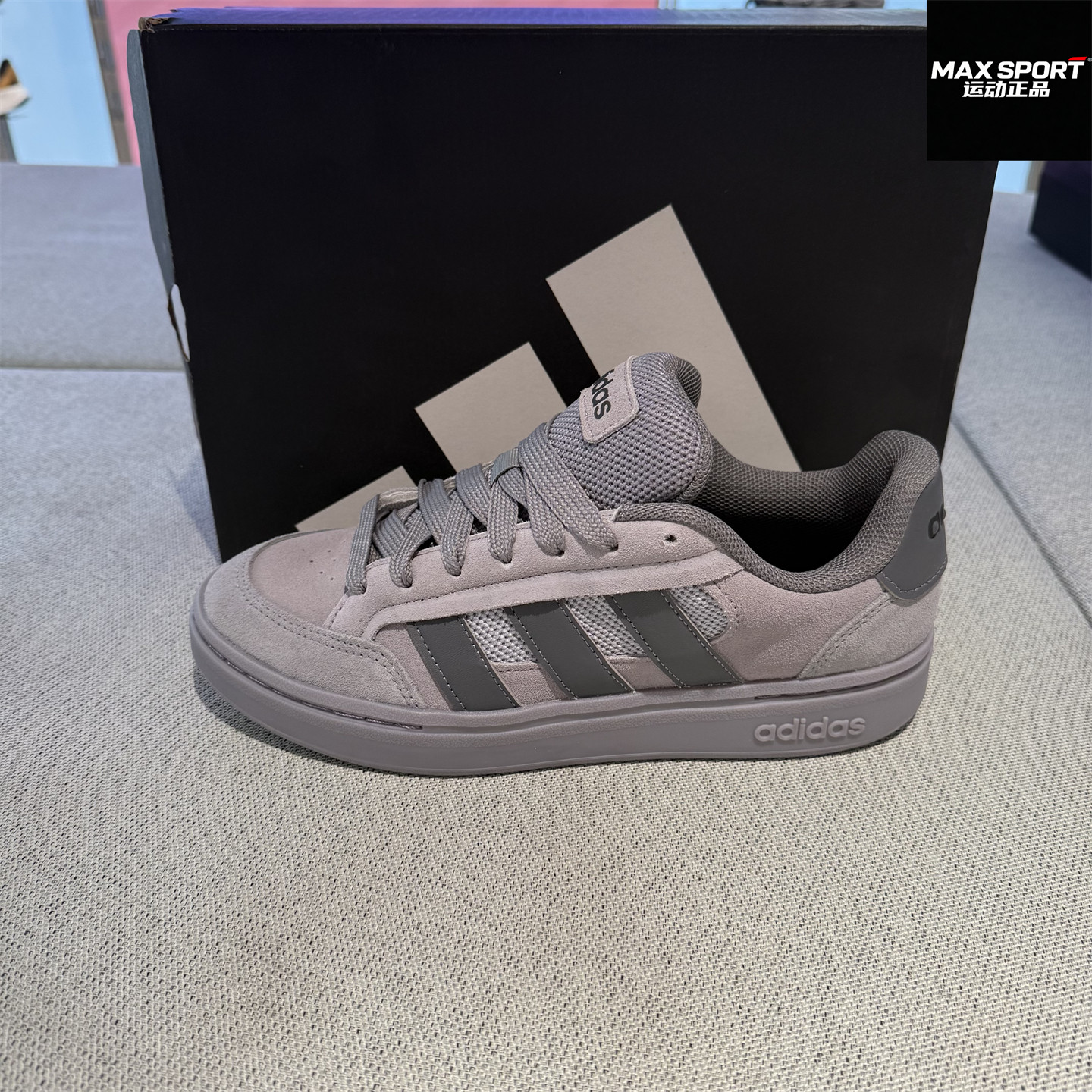 Adidas阿迪达斯男女滑板鞋26春新年款运动休闲厚底面包鞋HQ7369 - 实物图