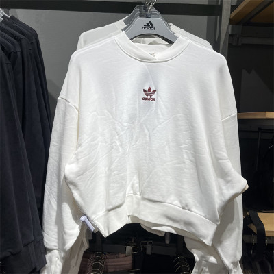 正品Adidas/阿迪达斯三叶草女子CNY卫衣运动休闲套头衫外套HD0343