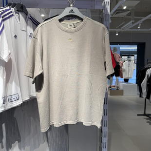Adidas阿迪达斯三叶草女子短袖休闲半袖纯色宽松透气T恤JI5730 29
