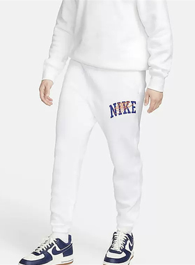 正品Nike耐克秋冬季男裤新款加绒保暖运动休闲针织长裤FV4454-100