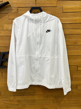 正品Nike耐克女子夹克2024春夏新款梭织防晒皮肤外套DM6180-100