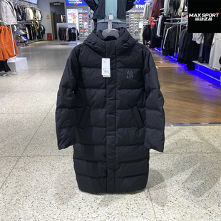 MLB男女长款 连帽鸭绒外套3ADJB1156 羽绒服防泼水户外保暖25冬新款