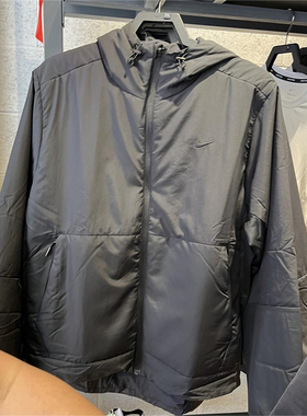正品Nike/耐克男运动服休闲连帽保暖防风夹克棉服外套FB7545-010