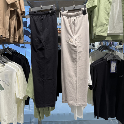 阿迪达斯男休闲宽松直筒裤