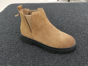 亏本2026新款真皮女鞋爆款厚底增高切尔西靴防滑加绒保暖短筒靴子