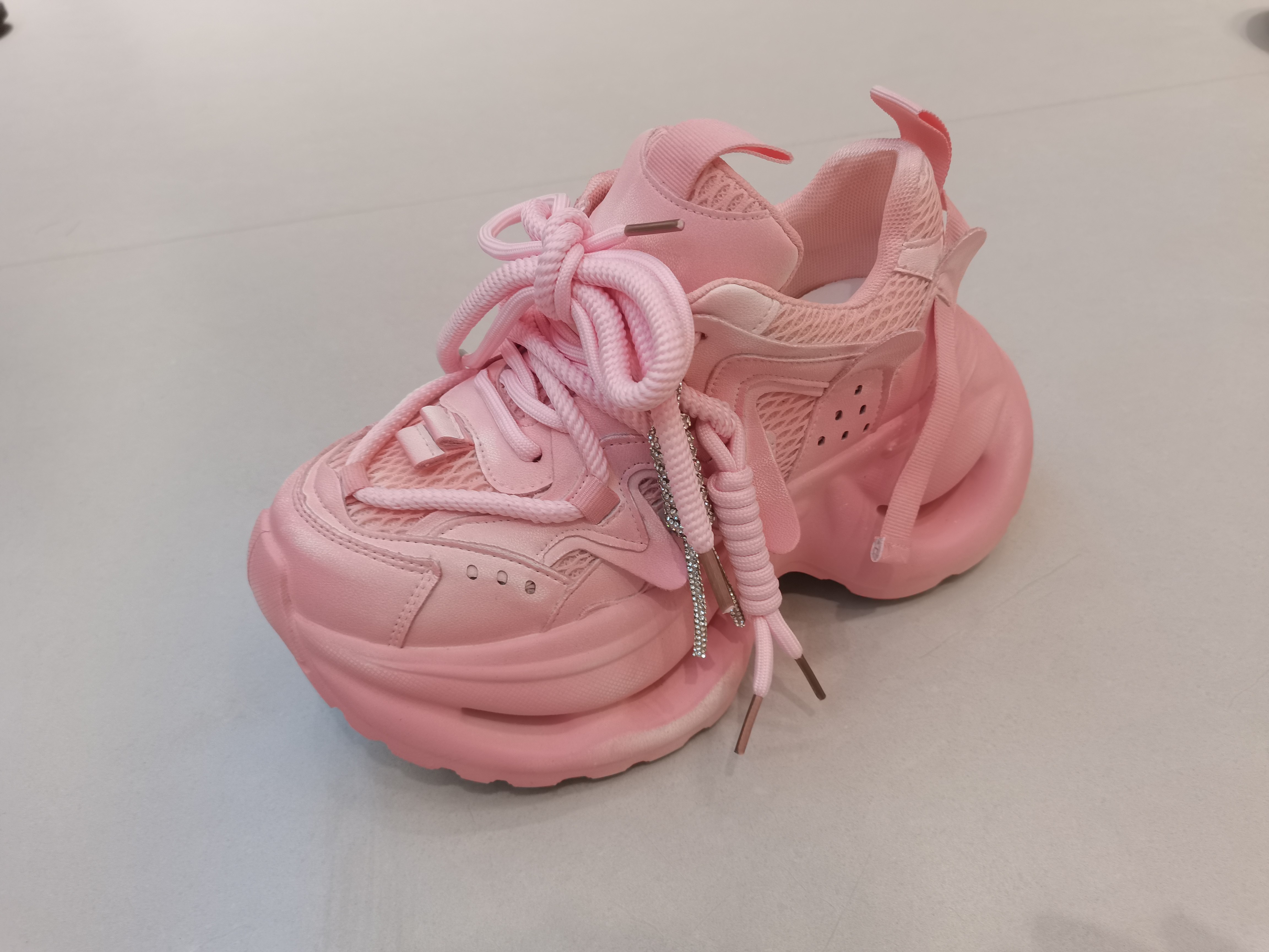 2026春季新款真皮女鞋爆款厚底增高老爹鞋防滑慢跑百搭运动休闲鞋,女鞋,时尚休闲鞋,淘宝优惠券,粉丝福利购,淘宝优惠卷