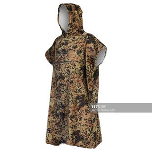 Billabong冲浪换衣斗篷沙滩浴巾衣 拉链口袋Hooded Towel Poncho
