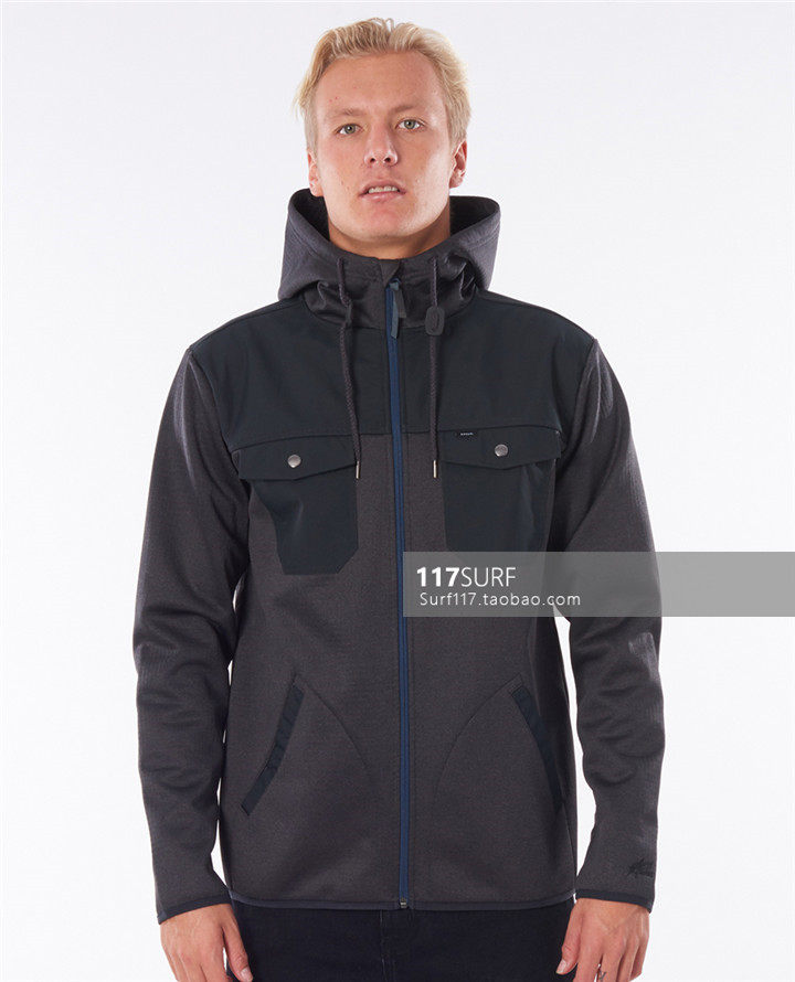 RIP CURL卫衣夹克款Winki Pop Anti Series Fleece 大码2XL