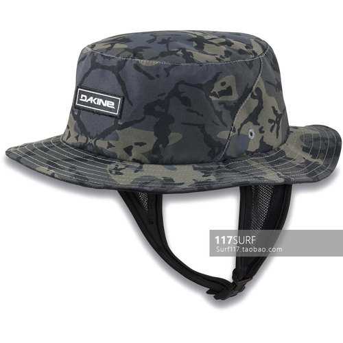 美国DAKINE冲浪帽渔夫帽水上遮阳帽 带护颈可漂浮 INDO SURF HAT