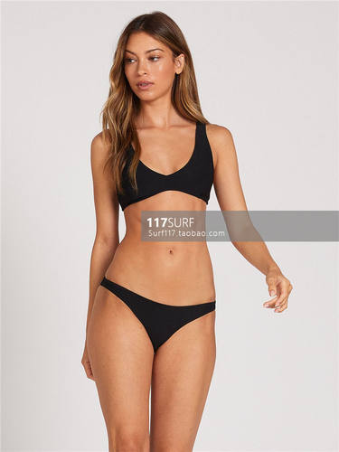 VOLCOM冲浪比基尼上衣SIMPLY MESH V NECK BIKINI TOP