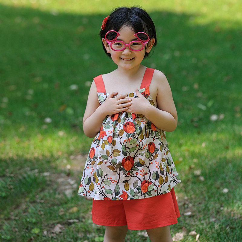 女童上衣夏季真丝丝绵童装亲肤小童宝宝可爱印花儿童吊带衫t恤,童装/婴儿装/亲子装,T恤,淘宝优惠券,粉丝福利购,淘宝优惠卷