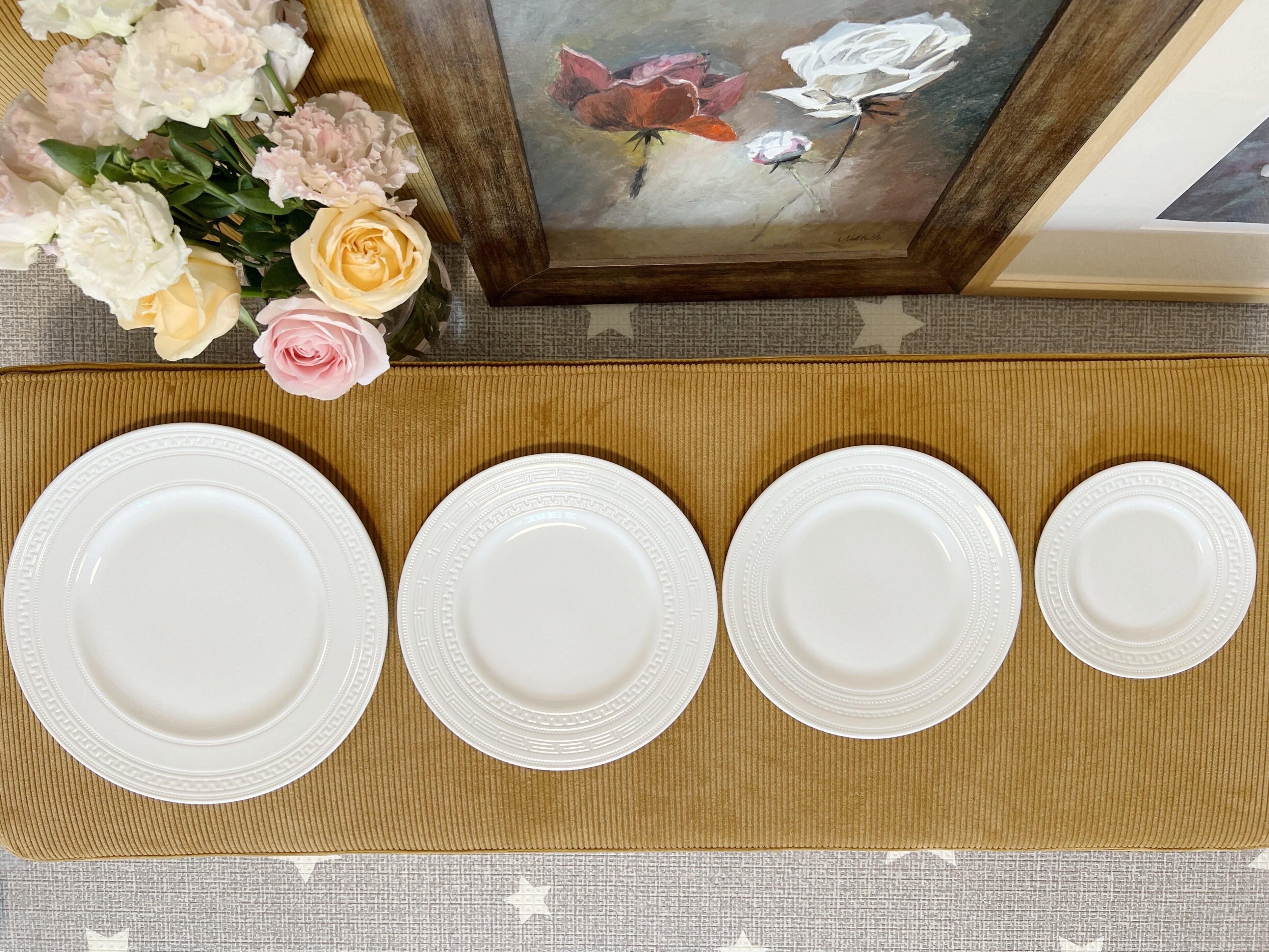 Wedgwood平盘骨瓷欧式手绘