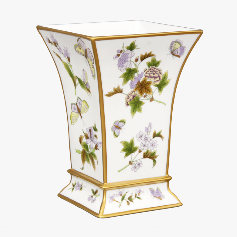 现货 手绘herend海兰德赫伦瓷器匈牙利进口手绘花瓶家居装饰花瓶