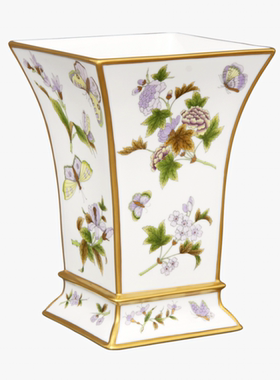 现货 手绘Herend海兰德赫伦瓷器匈牙利进口手绘花瓶家居装饰花瓶