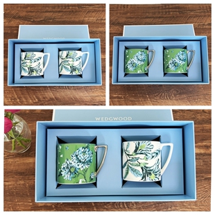 绿三款 马克杯礼盒白 可选 Wedgwood翠玉凤凰骨瓷欧式 婚礼礼盒