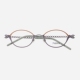 ONBEAT日本手工眼镜框女轻款 纯钛小脸复古高度近视可配眼镜架813