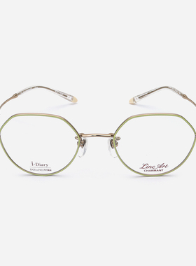 日本Charmant夏蒙眼镜框广末凉子同款超轻线钛纯钛女眼镜架11305