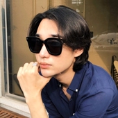 TOMFORD墨镜男女款 防紫外线黑超方框时尚 大脸汤姆福特太阳镜TF413