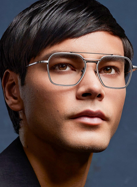 日本Masunaga Kenzo增永眼镜框飞行员方框超轻纯钛眼镜架CLEMATIS