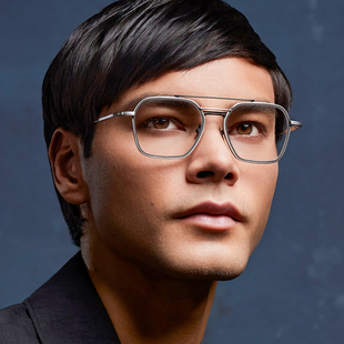 日本Masunaga Kenzo增永眼镜框飞行员方框超轻纯钛眼镜架CLEMATIS