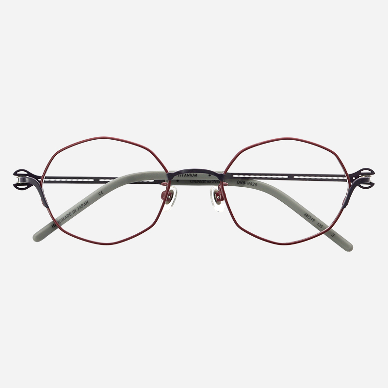 日本ONBEAT超轻纯钛小框时尚眼镜