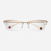 日本Ken Okuyama奥山清行眼镜框男半框大脸纯钛近视超轻眼镜架229