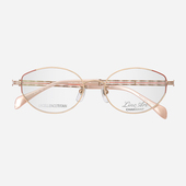 日本Charmant夏蒙眼镜框线钛女款 复古金丝超轻纯钛小脸眼镜架1708