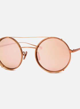 韩国MASKA墨镜润娥同款双梁复古圆框纯钛超轻男女款太阳镜DARID