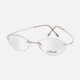 无螺丝纯钛超轻细框诗乐眼镜架气质小脸无框眼镜框女近视可配5515