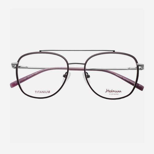 Hickmann纯钛超轻全框双梁眼镜框