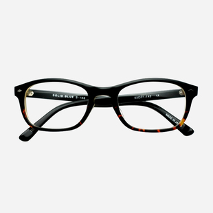 SOLID BLUE日本手工眼镜框男女近视可配方框超轻小脸眼镜架166