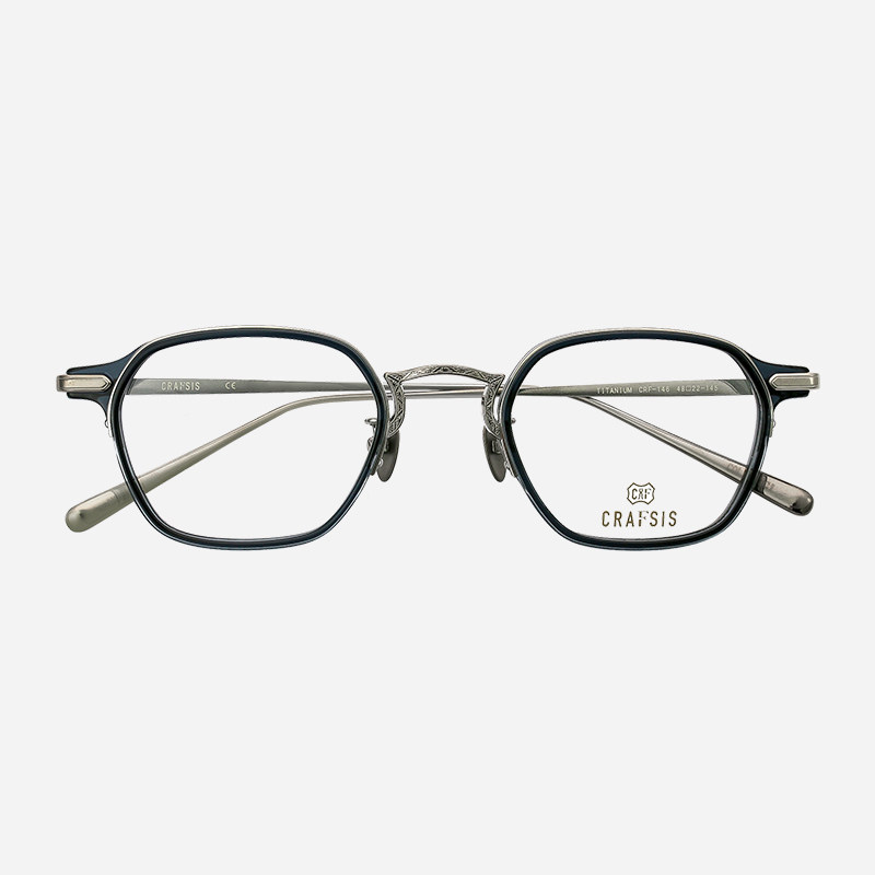 日本CRAFSIS/鲭川全框纯钛眼镜框