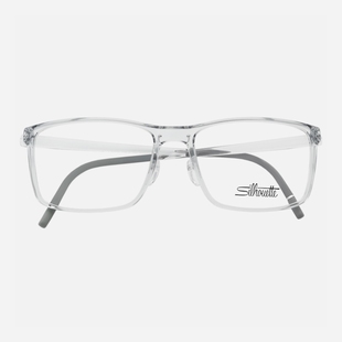 诗乐纯钛超轻无螺丝眼镜框男商务斯文大脸方框近视眼镜架SPX2972