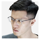 商务钛架眼镜框超轻纯钛诗乐眼镜架近视镜男款 眼睛全框女可配2884