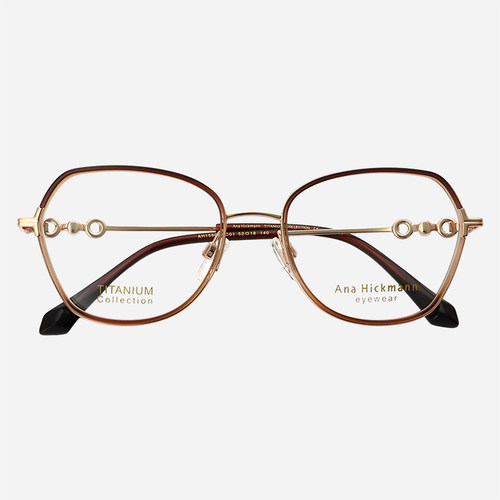 Hickmann时尚复古超轻女款眼镜框