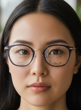 日本Charmant夏蒙眼镜框超轻纯钛方框小脸近视男女款眼镜架11306