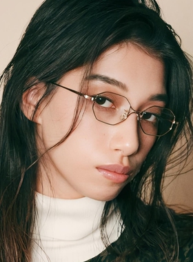 日本BJ CLASSIC眼镜框男女超轻纯钛小脸多边全框眼镜架PREM133 LT