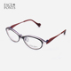 日本FaceFonts手工眼镜框女款 纯钛超轻小脸复古全框近视眼镜架130