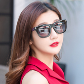 TOMFORD墨镜女经典 款 猫眼大脸黑框眼镜汤姆福特板材太阳镜TF361