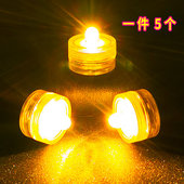 led纽扣电池小灯泡迷你创意春节diy蜡烛灯暖手工橱窗装 饰防水