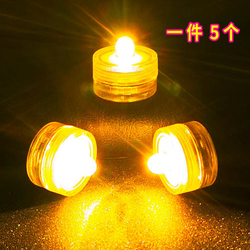 led纽扣电池小灯泡迷你创意圣诞节diy蜡烛灯暖手工橱窗装饰防水