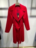 蕾丝内里收腰风衣052 特价 风暴疯狂来袭唯影双面绒女士大衣