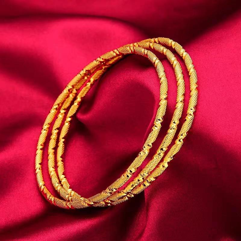 三生三世18K黄金细圈手镯