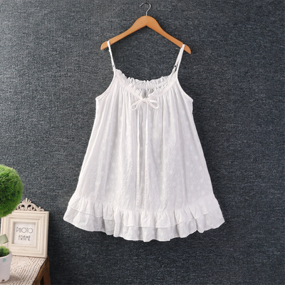 棉麻叠穿小吊带内搭背心