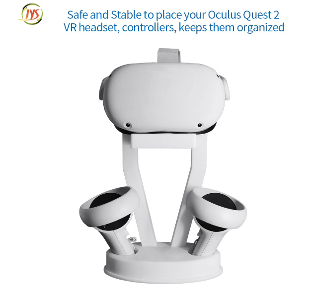 {FANGYUAN AMUSEMENT PARK}JYS 신형 OCULUS QUEST 2 신형 PC VR 스탠드 데스크탑 스토리지 랙 흑백
